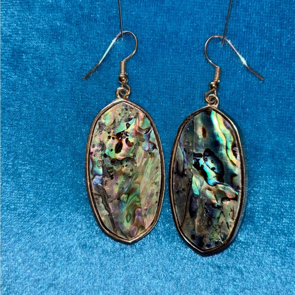 Elegant Abalone Shell Earrings - Picture 4 of 6